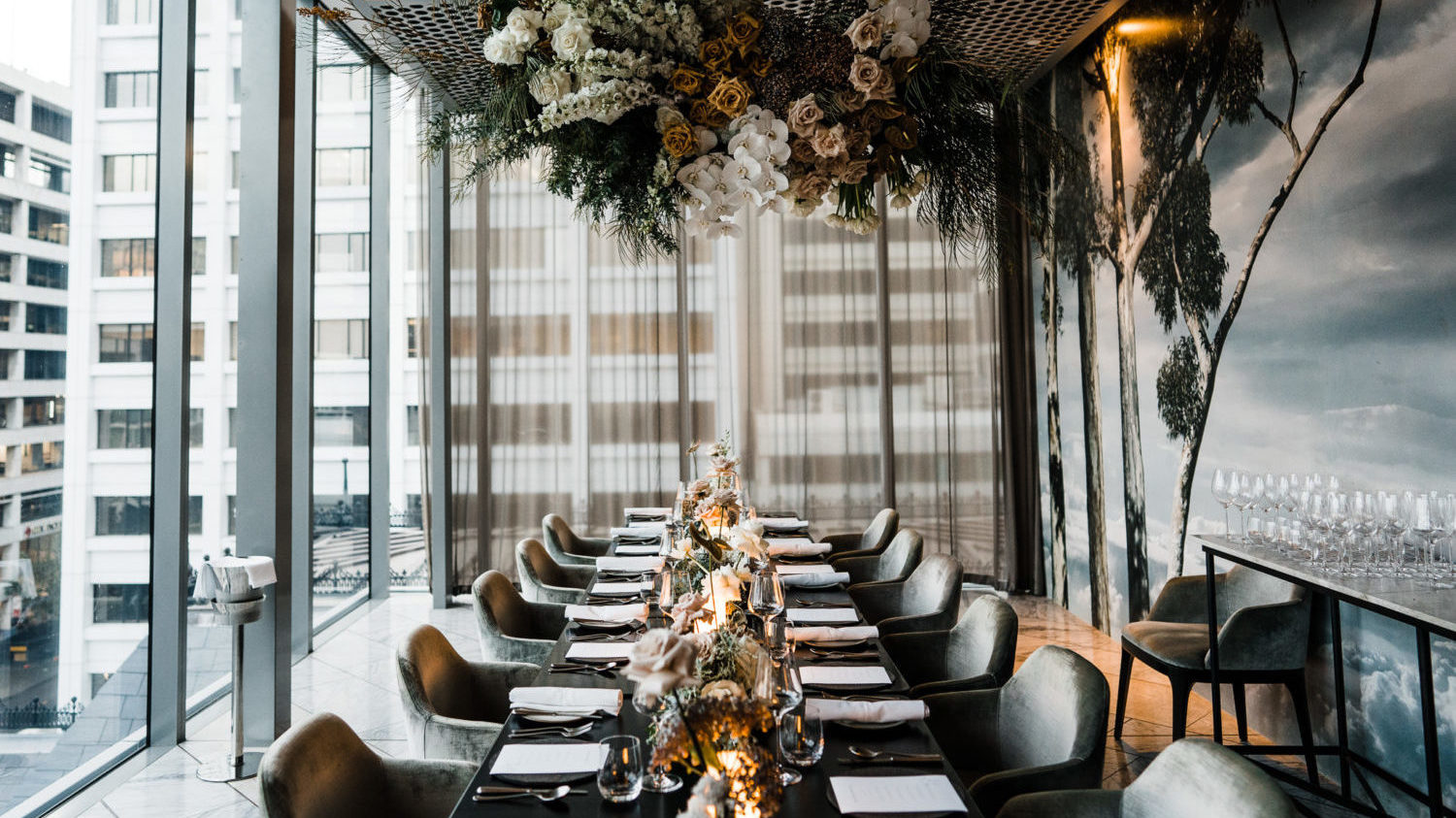 Wildflower private dining room, COMO The Treasury, Perth